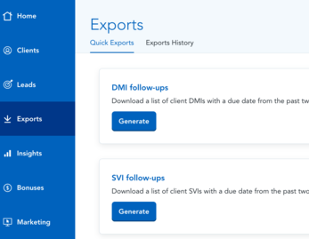 SVI follups export Agents